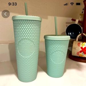 Starbucks tumbler set color mint